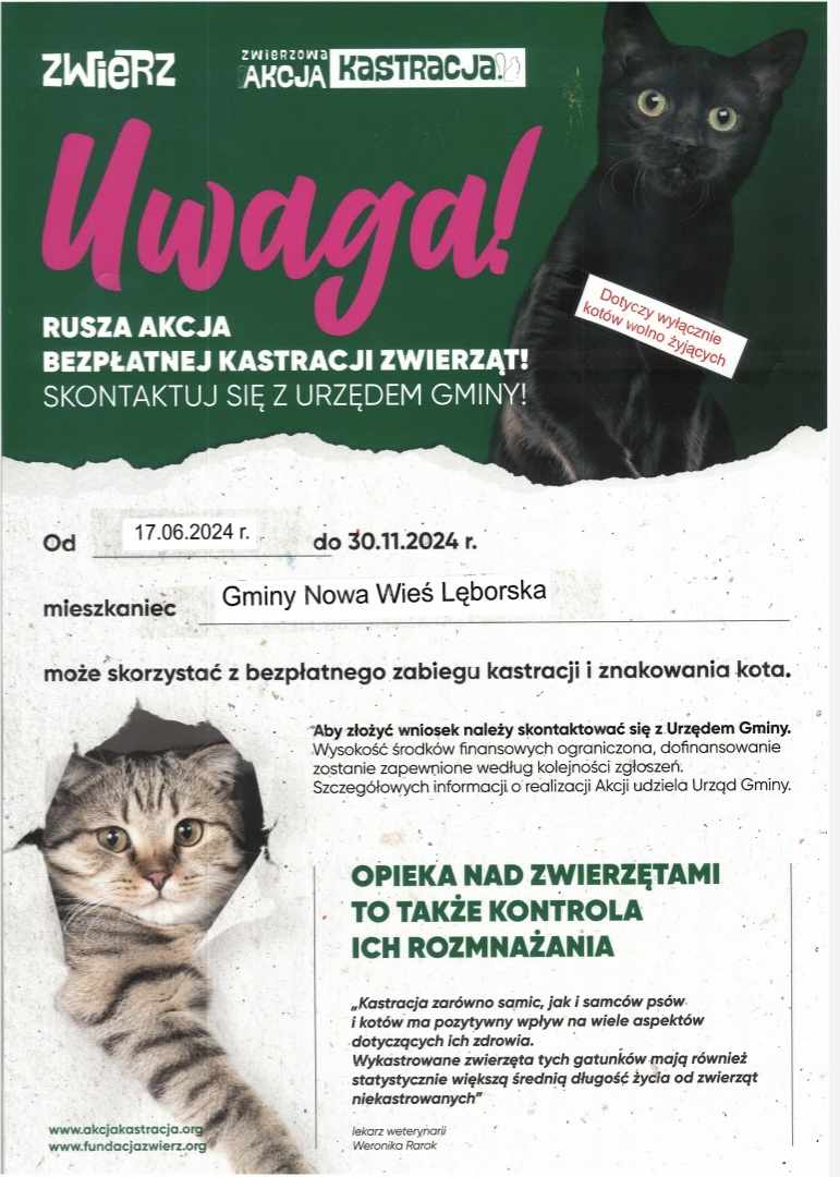 Plakat promujący akcję.