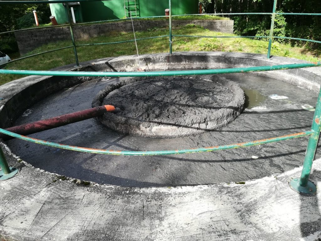 Zbiornik Imhofa przed modernizacją - fot. BIOPRO Sp. z o.o.