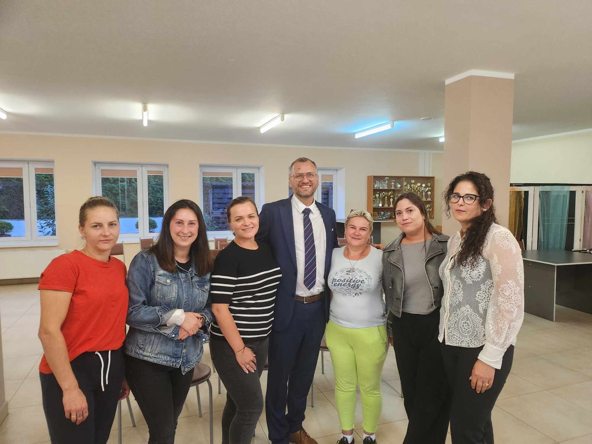 Wójt gminy z nową radą sołecką Sołectwa Kębłowo Nowowiejskie