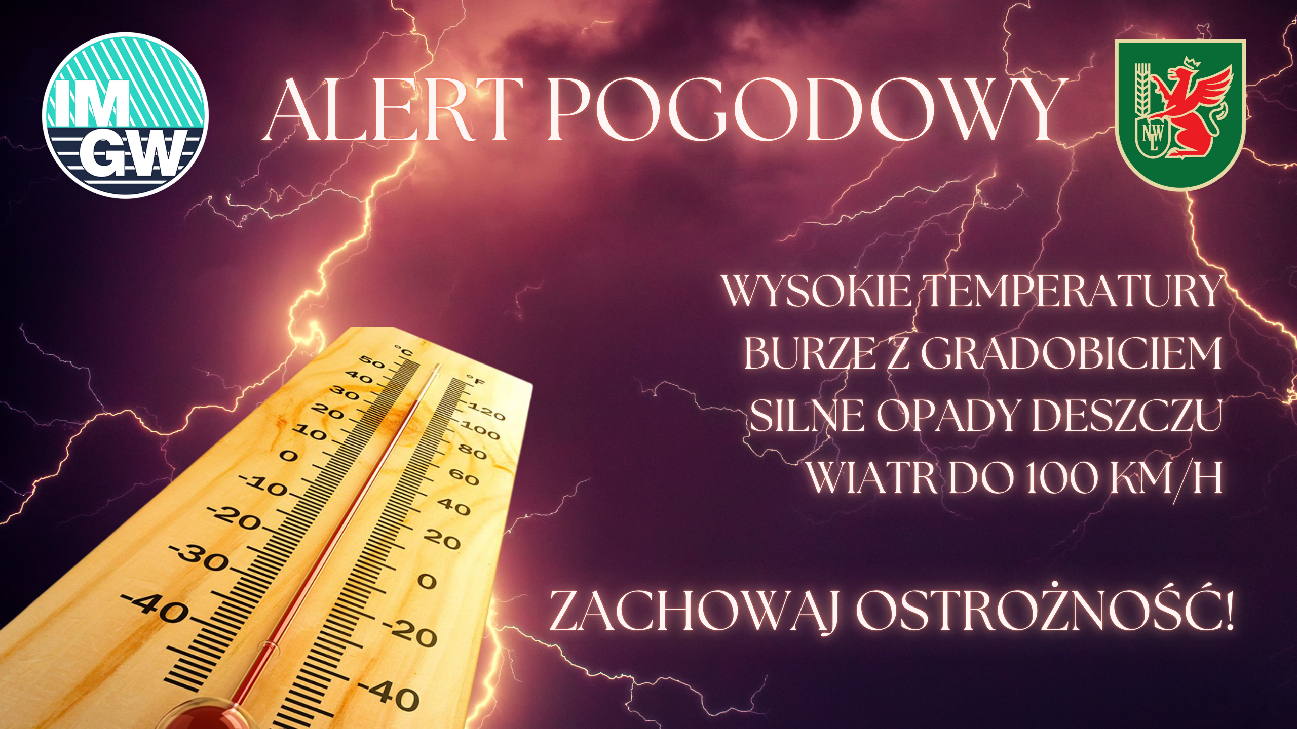 Alert pogodowy - grafika poglądowa