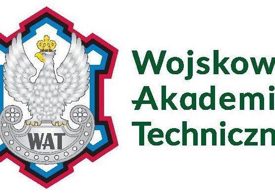 Logo Wojskowej Akademii Technicznej w Warszawie.