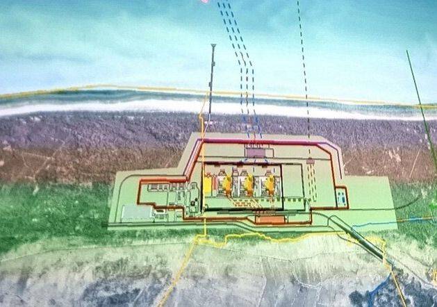 Rzut ogólny planowanej inwestycji, rys. Polskie Elektrownie Jądrowe