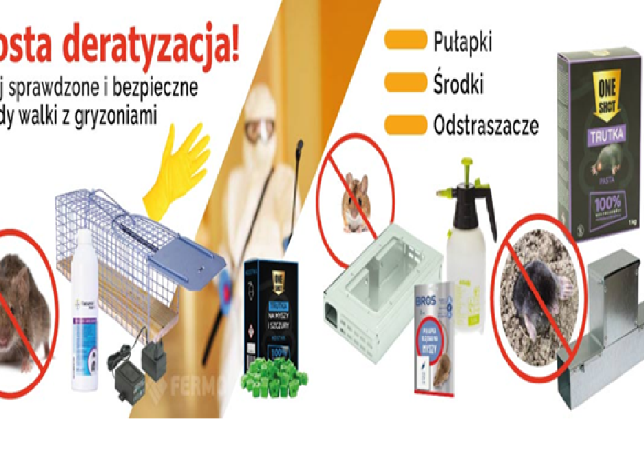 Deratyzacja - plakat