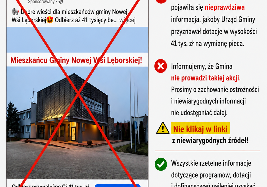 Grafika 1: Uwaga na fałszywe informacje!