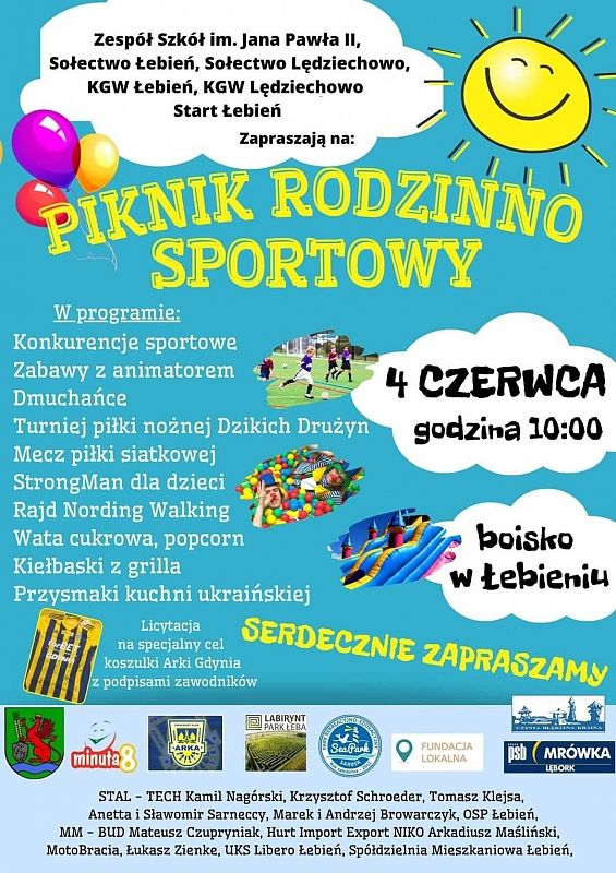 Grafika 1: Piknik rodzinno-sportowy w Łebieniu