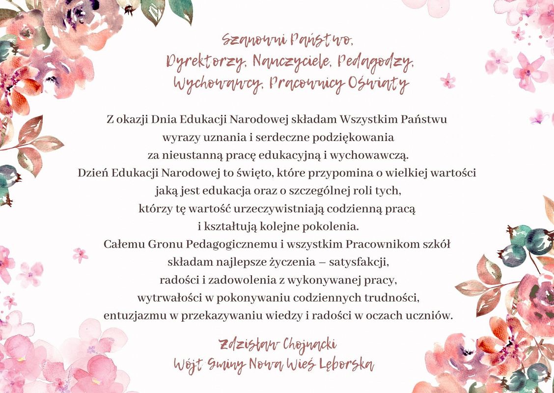 Dzień Edukacji Narodowej grafika