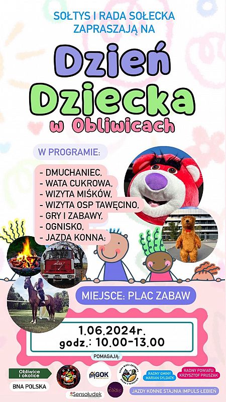 Dzień Dziecka w Obliwicach grafika