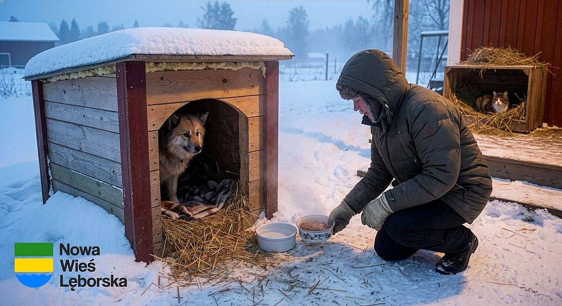 Grafika 1: Zadbajmy o zwierzęta podczas mrozów