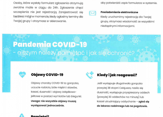 Ulotka informująca na temat szczepień str. 2