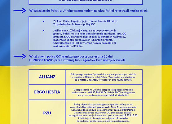 Ulotka informacyjna.