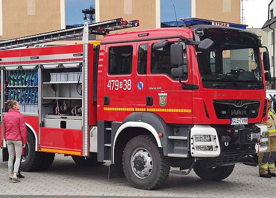 Średni pojazd ratowniczo-gaśniczy GBA 4,5/40 MAN TGM 18.320 dla Ochotniczej Straży Pożarnej w Nowej Wsi Lęborskiej.