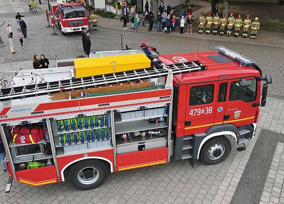 Średni pojazd ratowniczo-gaśniczy GBA 4,5/40 MAN TGM 18.320 dla Ochotniczej Straży Pożarnej w Nowej Wsi Lęborskiej.