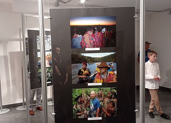 Sala wystawowa w Wieży Ciśnień w Lęborku.