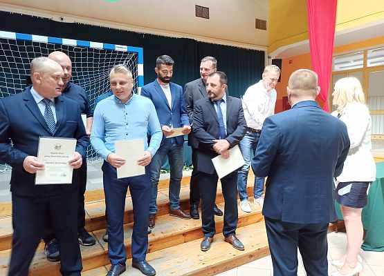 Nauczyciele wf podczas Gali Sportu