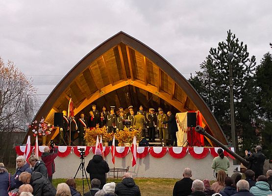 Muszla koncertowa w Mostach.