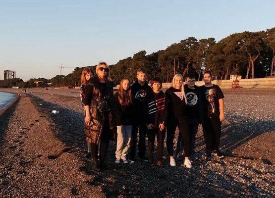 Grafika 4: Uczniowie ze szkoły w Leśnicach z wizytą w Gruzji