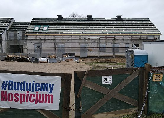 Budowany budynek hospicjum w Pogorzelicach