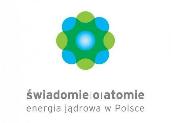 Element dekoracyjny. Logo Polskich Elektrowni Jądrowych. grafika