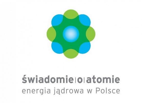 Element dekoracyjny. Logo Polskich Elektrowni Jądrowych. grafika