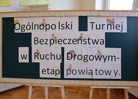 Grafika 2: Relacja z eliminacji powiatowego Ogólnopolskiego Turnieju Bezpieczeństwa w Ruchu Drogowym