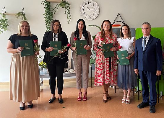 Wspólne zdjęcie z Wójtem Gminy.