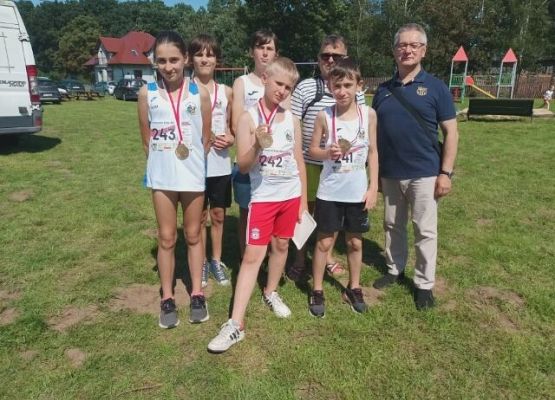 Grupa zawodników Tęczy razem z Wójtem Gminy Nowa Wieś Lęborska.