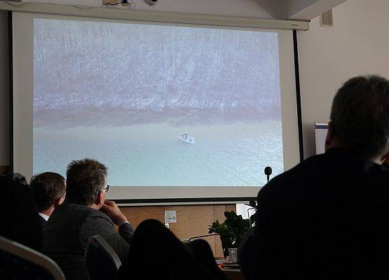 Prezentacja filmu z badań środowiskowych jeziora i wsparciu Gminnego Koła PZW "Pstrąg" w Nowej Wsi Lęborskiej