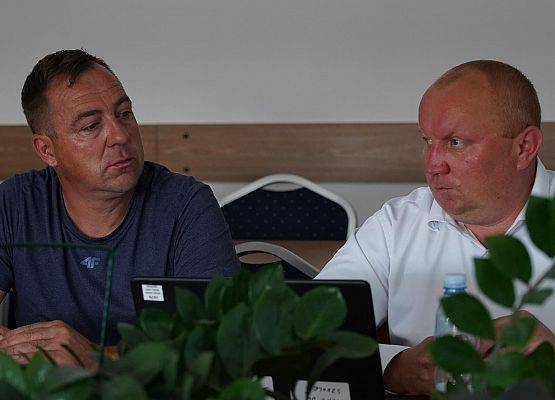 Przedstawiciele komisji - radni Gminy Nowa Wieś Lęborska - Roman Downar-Zapolski i Marian Syldatk.