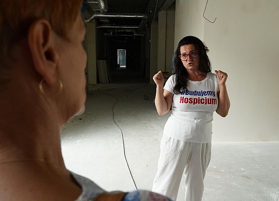 Grafika 24: Radni i Wójt Gminy odwiedzili budowę hospicjum w Pogorzelicach