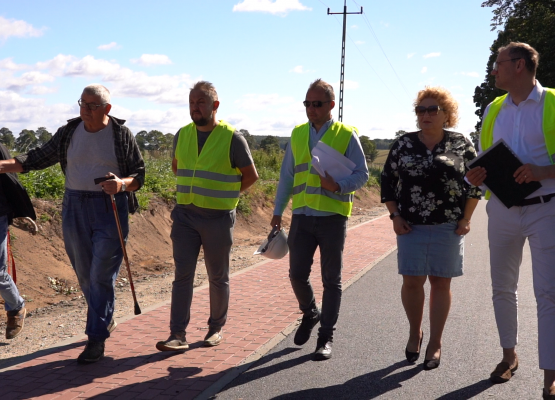 Grafika 4: Odbiór drogi dojazdowej do Niebędzina (wideo)
