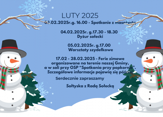 Ferie pełne atrakcji – sprawdż harmonogram grafika