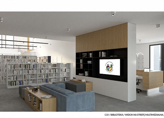 Grafika 5: Ogłoszenie przetargu na przebudowę GOK i budowę nowej biblioteki