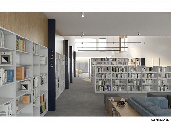 Grafika 6: Ogłoszenie przetargu na przebudowę GOK i budowę nowej biblioteki