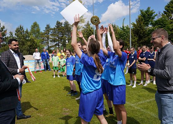 Grafika 23: Finał Wojewódzki Licealiady Dziewcząt na boisku w Garczegorzu