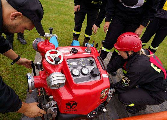 Grafika 7: OSP Łebień zwycięża w zawodach sportowo-pożarniczych