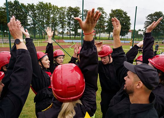 Grafika 8: OSP Łebień zwycięża w zawodach sportowo-pożarniczych