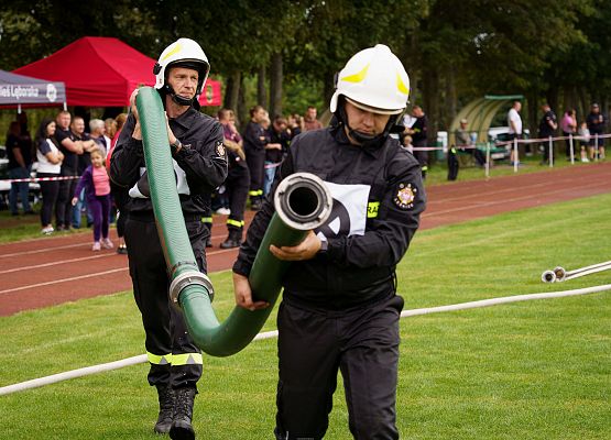Grafika 12: OSP Łebień zwycięża w zawodach sportowo-pożarniczych