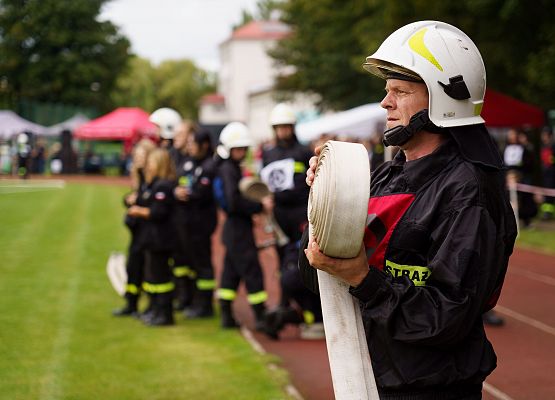 Grafika 14: OSP Łebień zwycięża w zawodach sportowo-pożarniczych