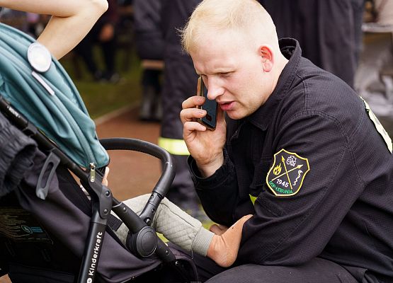 Grafika 34: OSP Łebień zwycięża w zawodach sportowo-pożarniczych