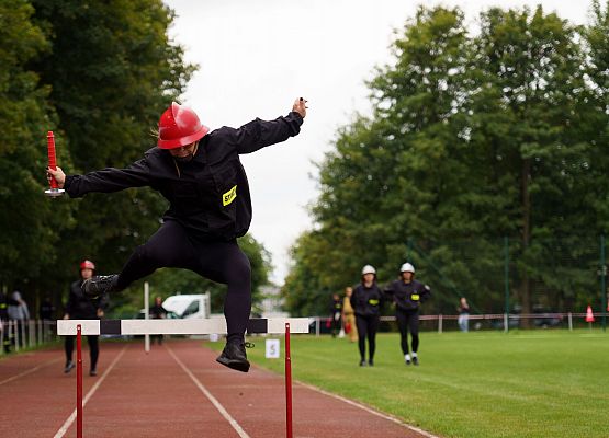 Grafika 49: OSP Łebień zwycięża w zawodach sportowo-pożarniczych
