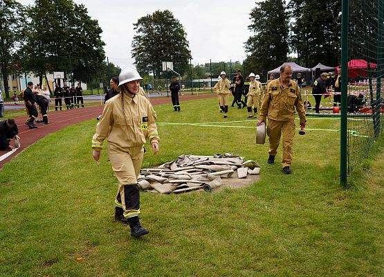 Grafika 53: OSP Łebień zwycięża w zawodach sportowo-pożarniczych