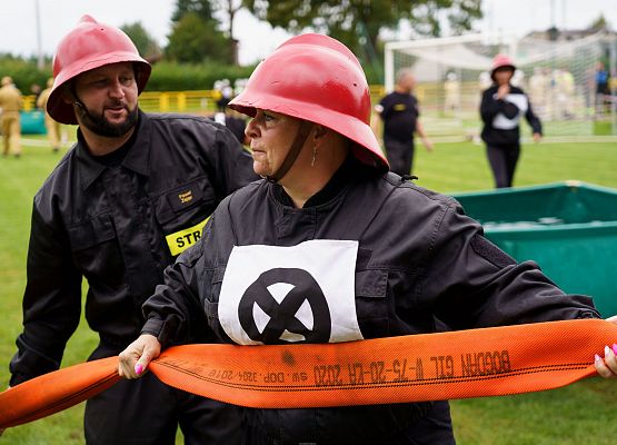 Grafika 61: OSP Łebień zwycięża w zawodach sportowo-pożarniczych