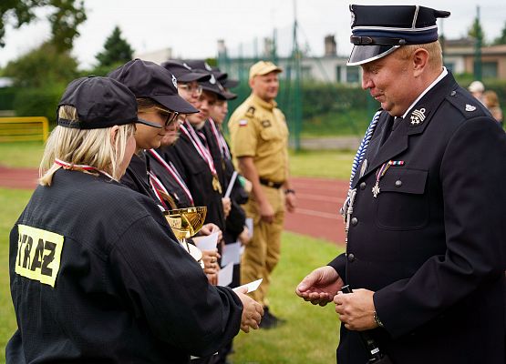Grafika 74: OSP Łebień zwycięża w zawodach sportowo-pożarniczych