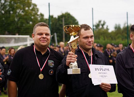 Grafika 87: OSP Łebień zwycięża w zawodach sportowo-pożarniczych