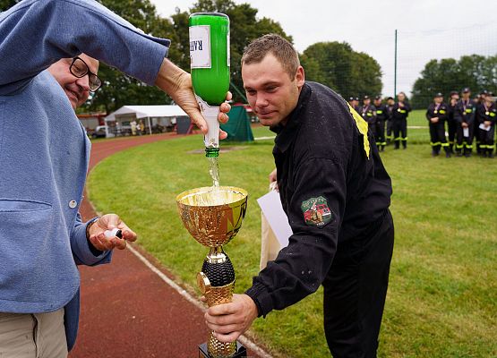 Grafika 100: OSP Łebień zwycięża w zawodach sportowo-pożarniczych
