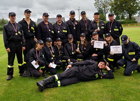 Grafika 109: OSP Łebień zwycięża w zawodach sportowo-pożarniczych
