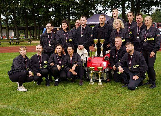 Grafika 111: OSP Łebień zwycięża w zawodach sportowo-pożarniczych