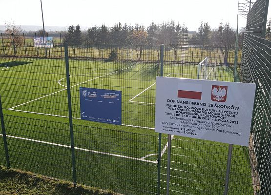 Grafika 13: Modernizacja Orlika w Nowej Wsi Lęborskiej zakończona