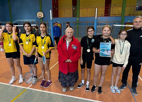 Grafika 3: Gminne Mistrzostwa w Badmintonie – Igrzyska Dzieci 2025