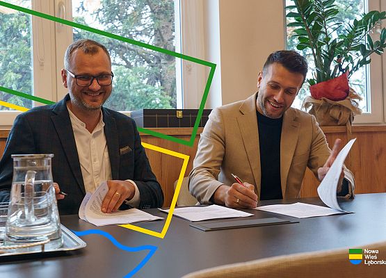 Grafika 1: Podpisano umowę na budowę kompleksu szkoleniowego w Łebieniu